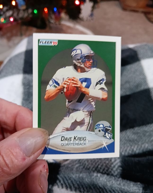 1990 Fleer #269 Dave Kreig — front
