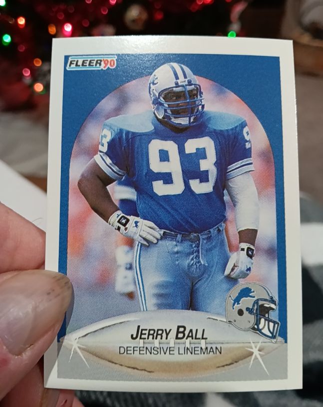 1990 Fleer #276 Jerry Ball — front