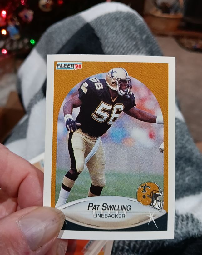 1990 Fleer #195 Pat Swilling — front