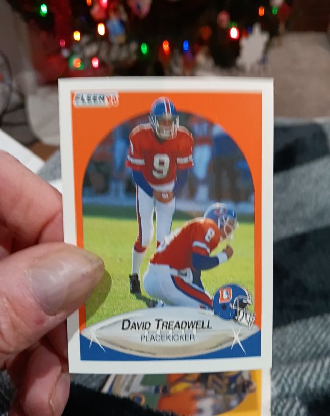 1990 Fleer #32 David Treadwell — front
