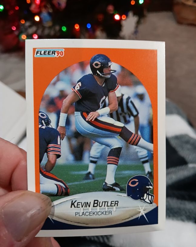 1990 Fleer #289 Kevin Butler — front
