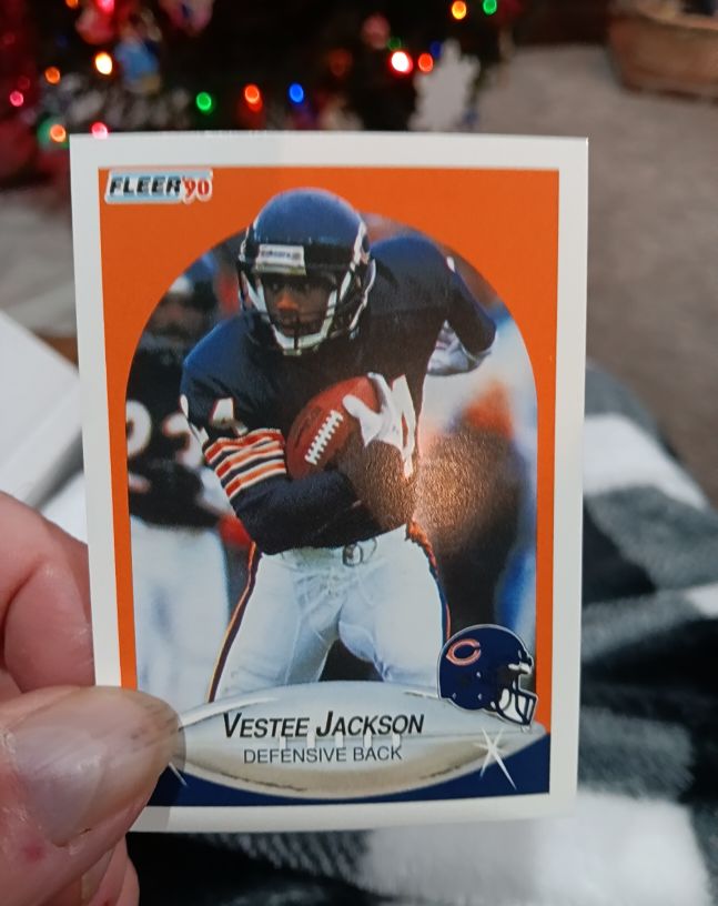 1990 Fleer #295 Vestee Jackson — front