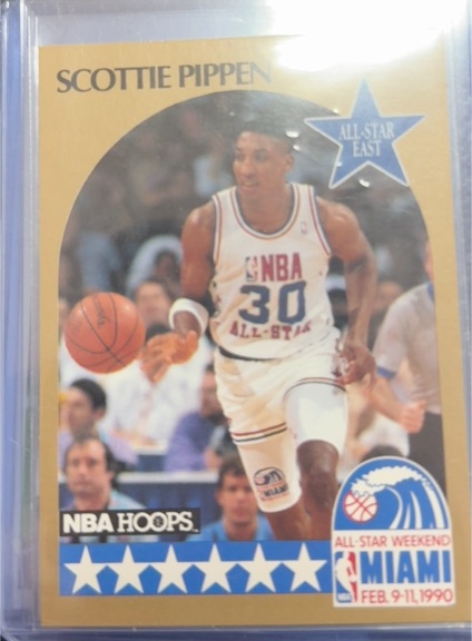 1990-91 Hoops #9 Scottie Pippen — front