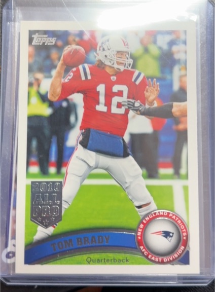 2010 Topps #400 Tom Brady — front