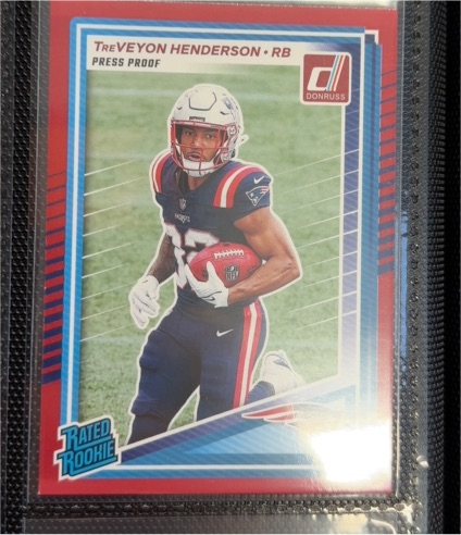 2025 Donruss #332 TreVeyon Henderson — front
