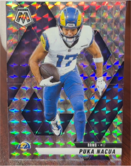 2025 Panini Mosaic #102 Puka Nacua — front