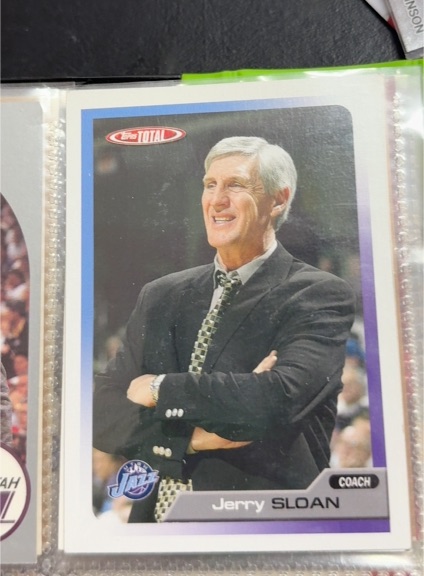 2005-06 Topps Total #393 Jerry Sloan — front