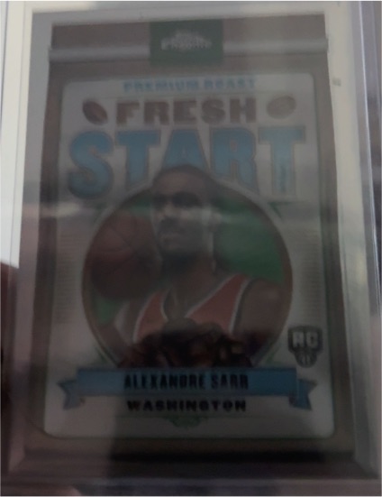 2024-25 Topps Chrome Fresh Start #FS-2 Alexandre Sarr — front