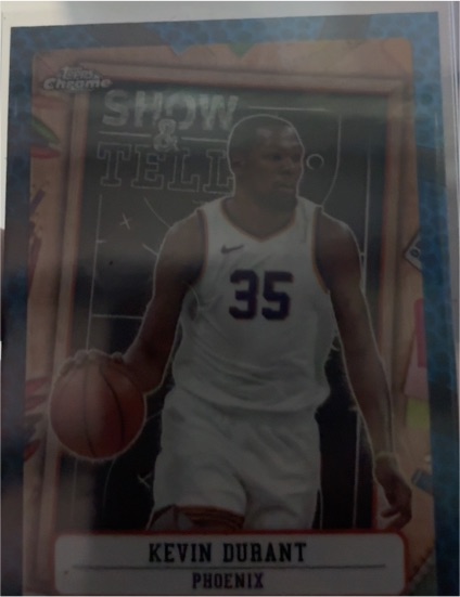 2024-25 Topps Chrome #ST-1 Kevin Durant Show and Tell — front