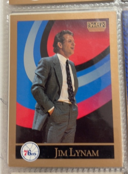 1990-91 SkyBox #320 Jim Lynam — front