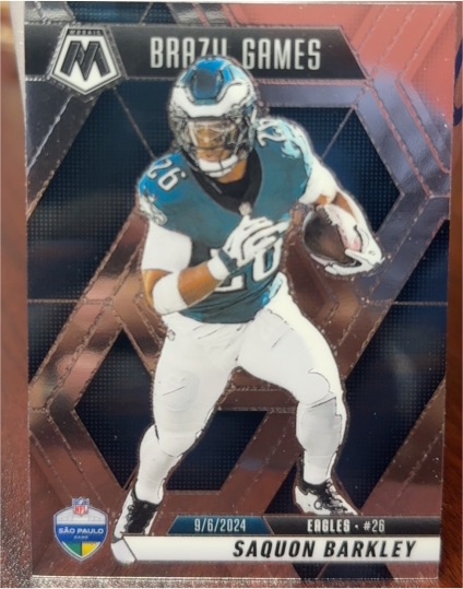 2025 Panini Mosaic #263 Saquon Barkley Philadelphia Eagles — front