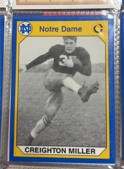 1990 Collegiate Collection #118 Creighton Miller — front