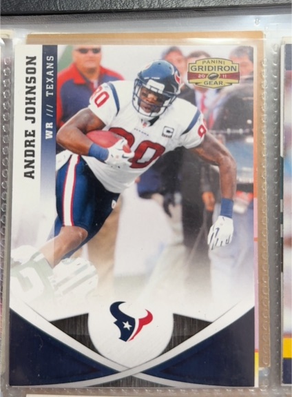 2011 Panini Gridiron Gear #46 Andre Johnson — front