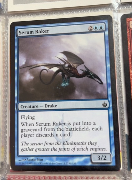 2011 Magic: The Gathering Mirrodin Besieged #31 Serum Raker — front