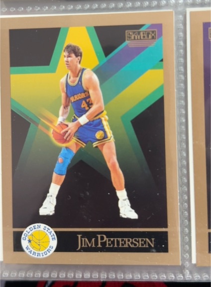 1990-91 SkyBox #99 Jim Petersen — front