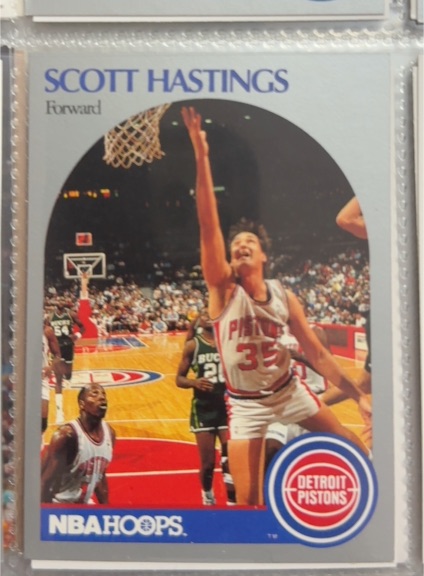 1990-91 Hoops #35 Scott Hastings — front