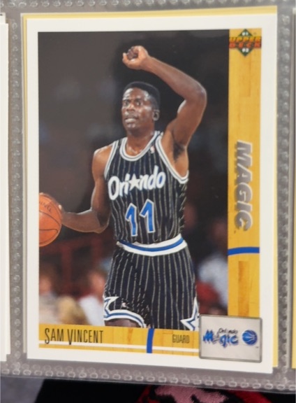 1991-92 Upper Deck #232 Sam Vincent Orlando Magic — front