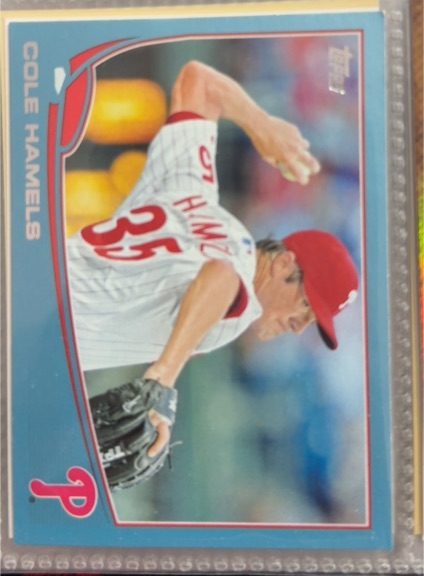2013 Topps #332 Cole Hamels — front