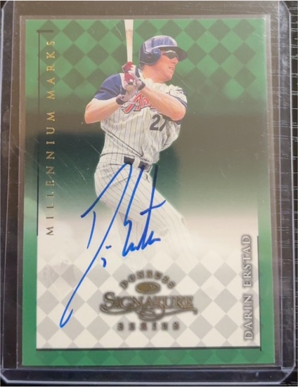 1998 Donruss Signature Series Millennium Marks #116 Darin Erstad — front