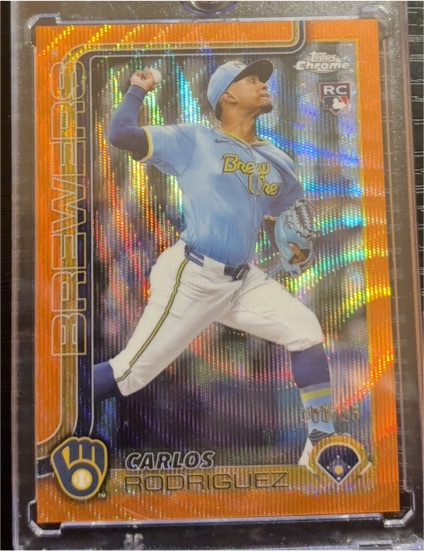 2025 Topps Chrome #201 Carlos Rodriguez — front
