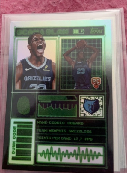 2025-26 Topps Scan & Slam #SS-36 Cedric Coward — front