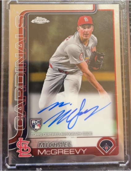 2025 Topps Chrome #RA-MMC Michael McGreevy — front