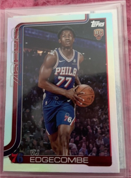 2025-26 Topps #203 VJ Edgecombe — front