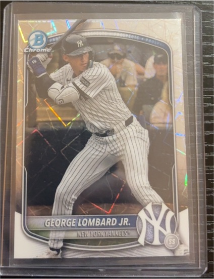 2025 Bowman Chrome #BCP-164 George Lombard Jr. — front
