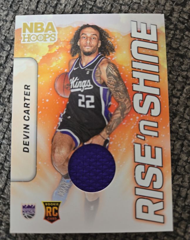 2024-25 Panini NBA Hoops Rise N Shine Memorabilia #RSM-DCK Devin Carter — front