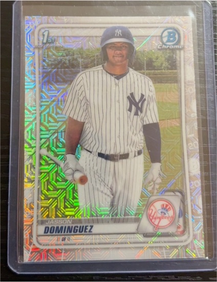2020 Bowman Chrome Prospects #BCP-8 Jasson Dominguez — front