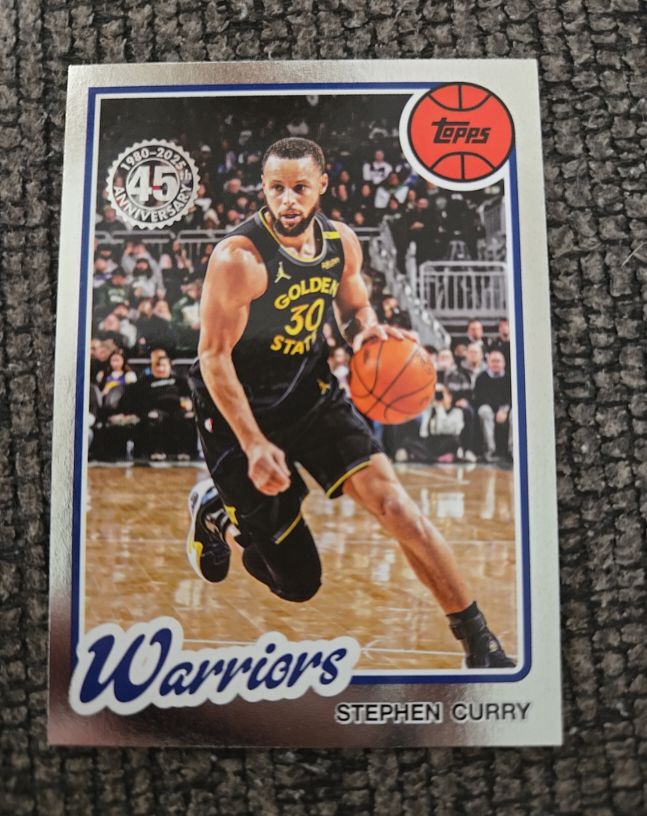 2025-26 Topps 45th Anniversary #80BK-89 Stephen Curry — front