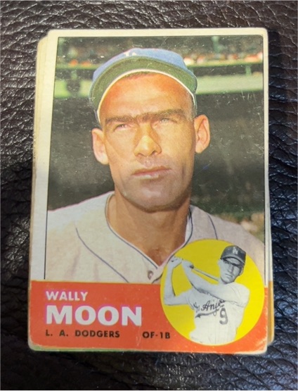 1963 Topps #279 Wally Moon — front