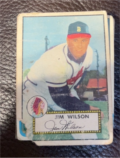 1952 Topps #276 Jim Wilson — front
