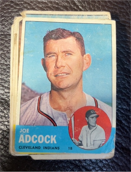 1963 Topps #170 Joe Adcock — front