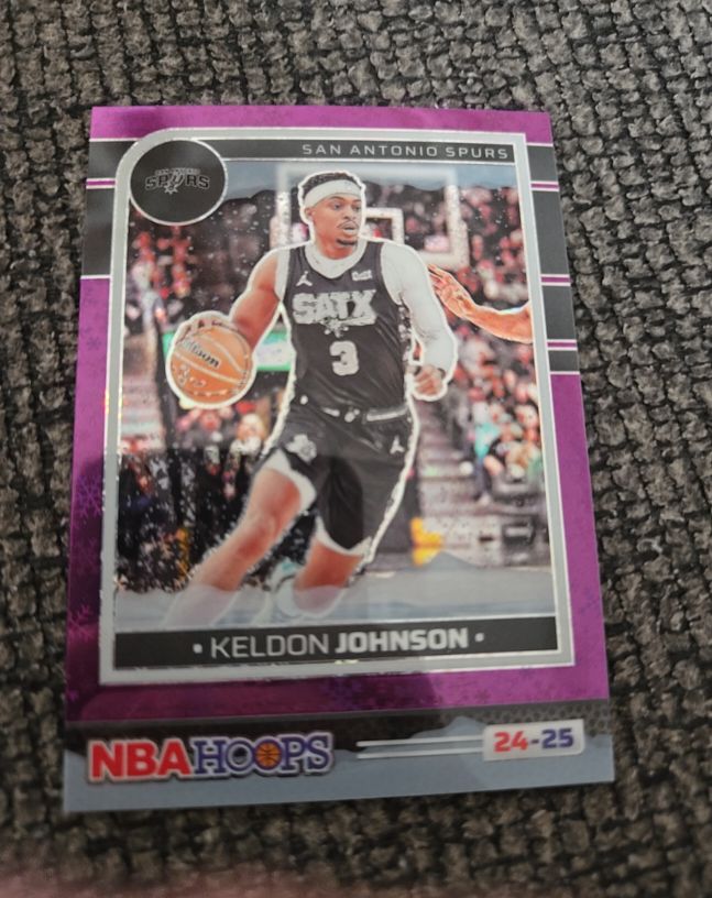 2024-25 Panini NBA Hoops #24-25 Keldon Johnson — front