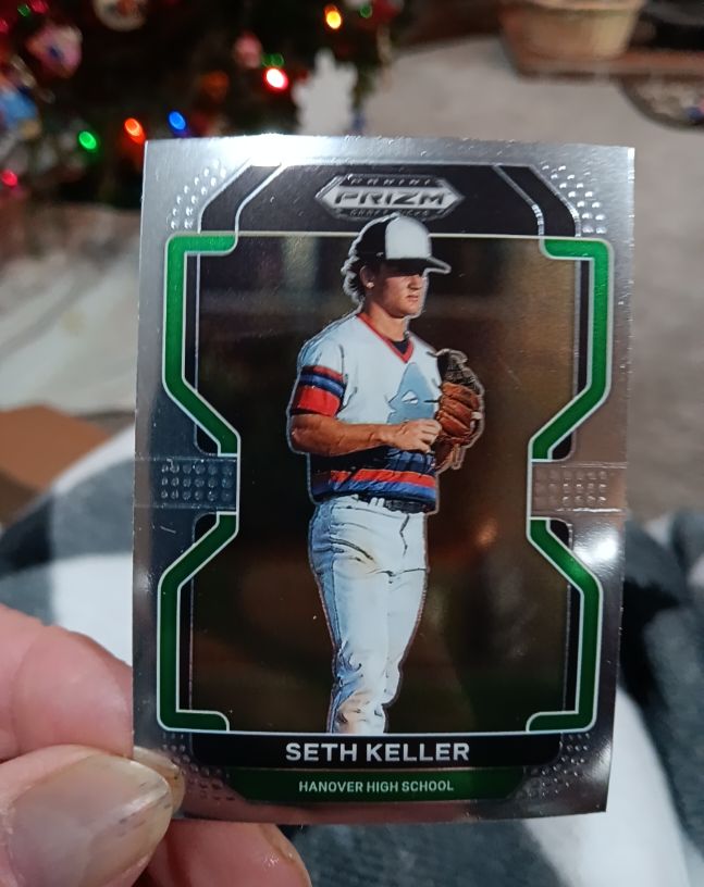 2022 Panini Prizm Draft Picks #PDP185 Seth Keller — front