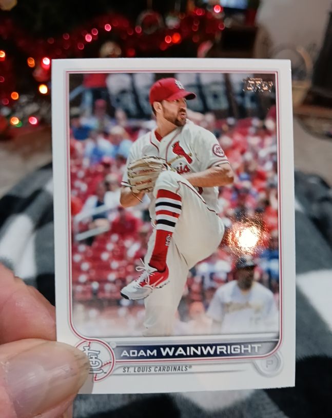 2022 Topps Series 1 #34 Adam Wainwright — front