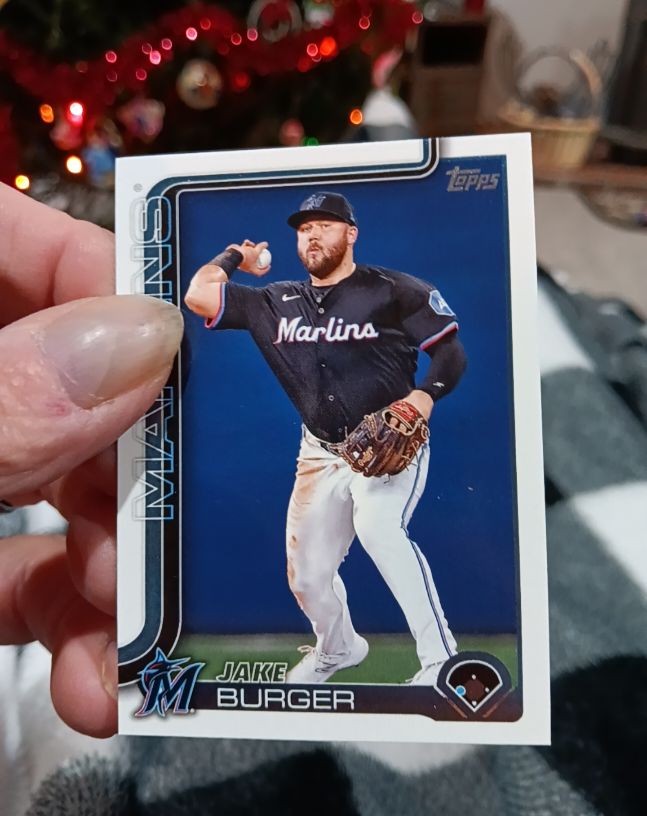 2025 Topps Series 1 #330 Jake Burger — front