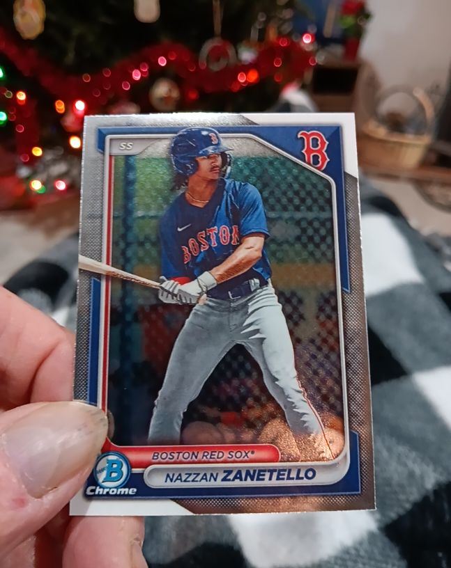 2024 Bowman Chrome Prospects #BCP-88 Nazzan Zanetello — front