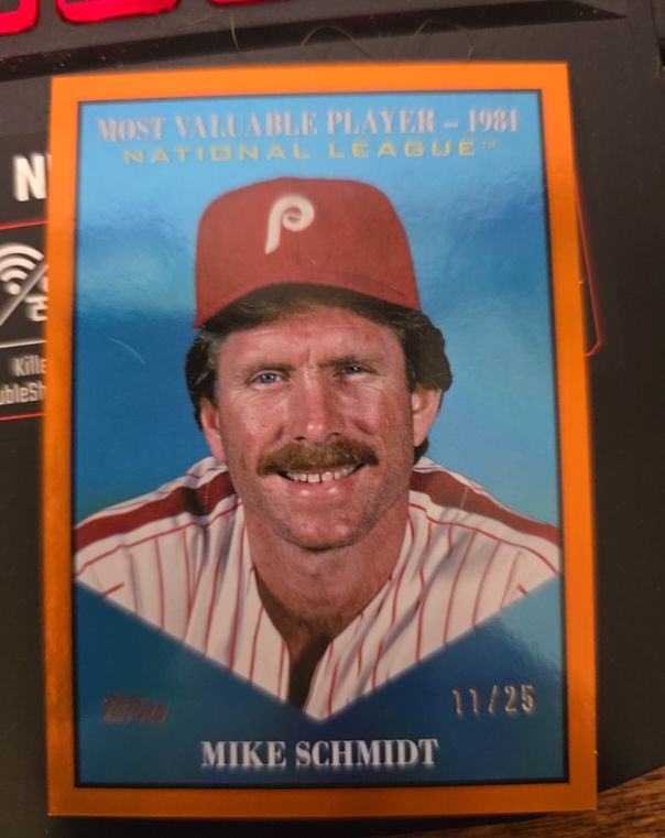 2025 Topps Update #MV-28 Mike Schmidt Most Valuable — front