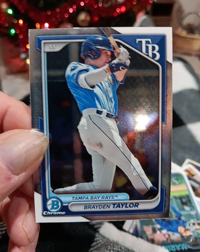 2024 Bowman Chrome #BCP-99 Brayden Taylor — front