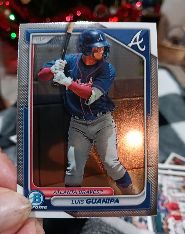 2024 Bowman Chrome Prospects #BCP-118 Luis Guanipa — front