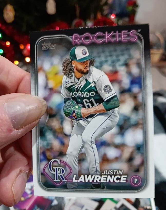 2024 Topps Series 1 #259 Justin Lawrence — front