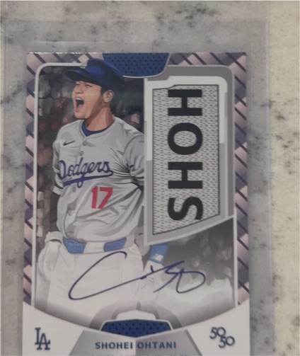 2025 Facsímile Auto Cartoon Art #17 Shohei Ohtani — front