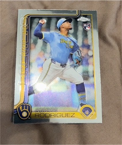 2025 Topps Chrome #201 Carlos Rodriguez — front