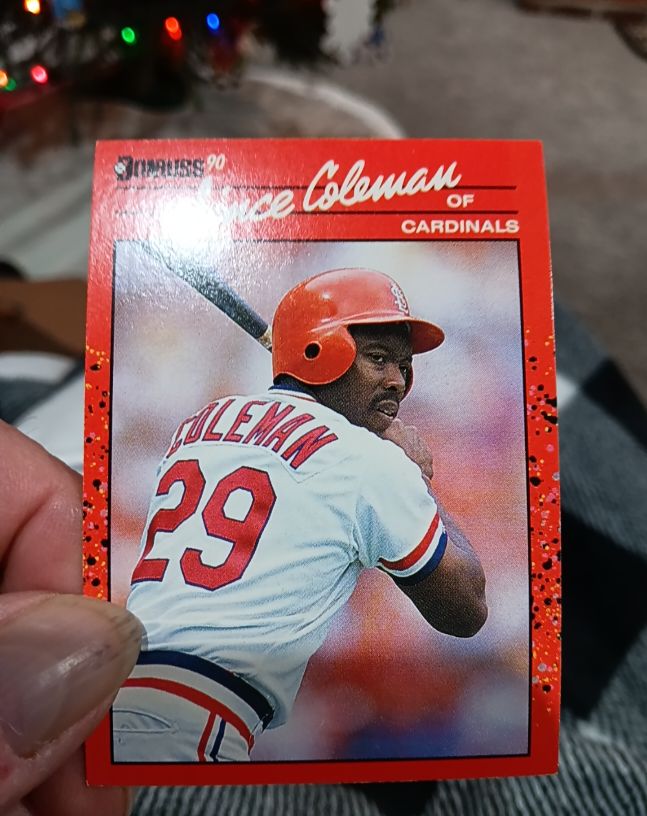 1990 Donruss #279 Vince Coleman — front