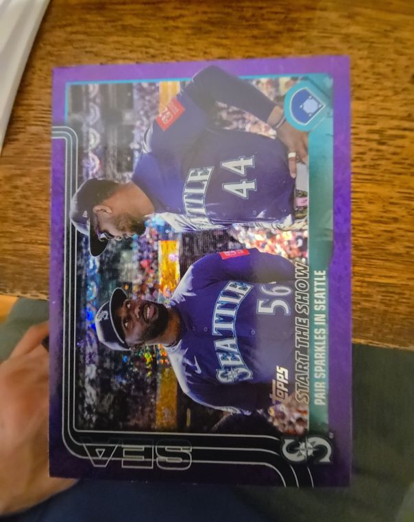 2025 Topps Update #US244 Start The Show Julio Rodríguez / Randy Arozarena — front