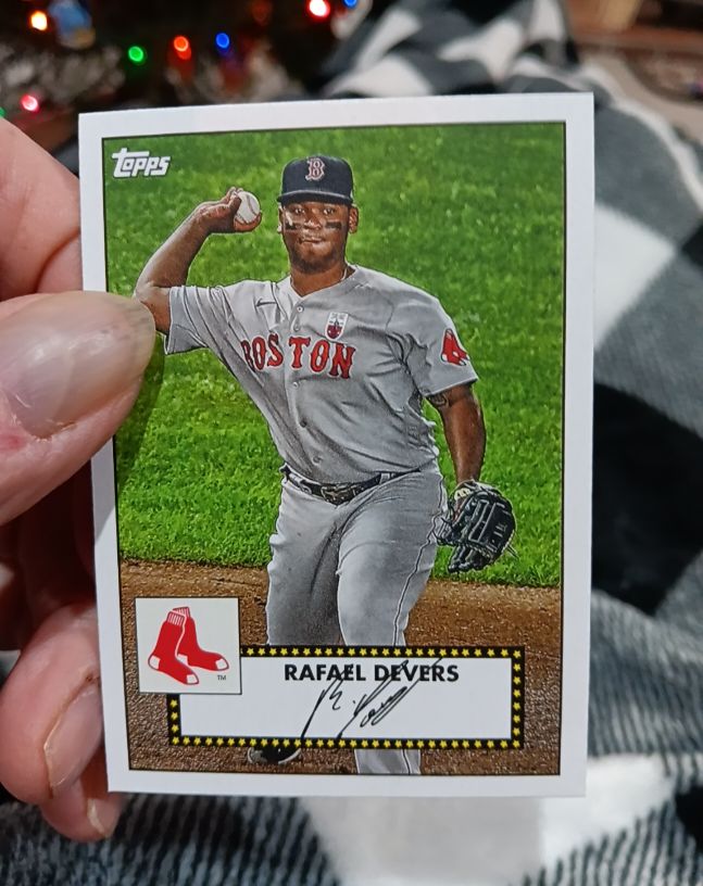 2021 Topps 1952 Redux #T52-29 Rafael Devers — front