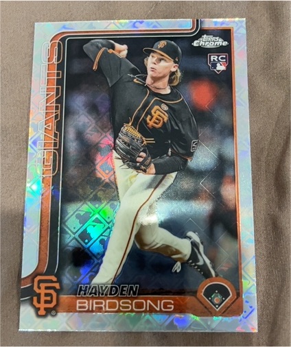 2025 Topps Chrome #699 Hayden Birdsong — front