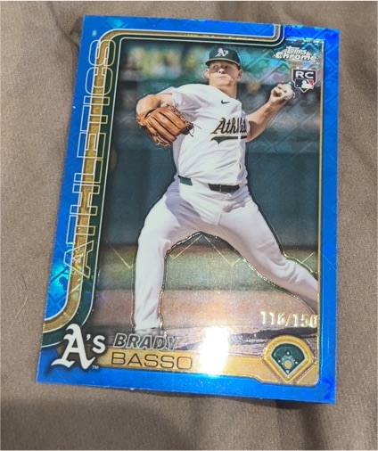2025 Topps Chrome #205 Brady Basso — front